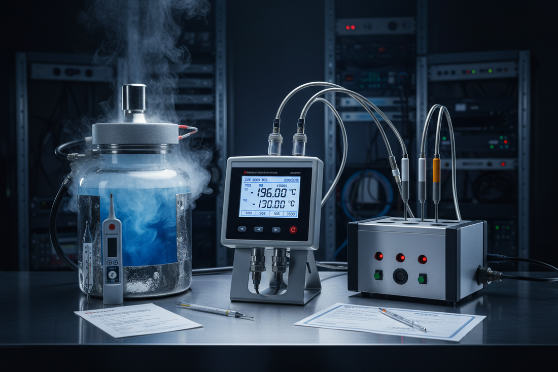 Étalonnage du Thermomètre Digital -196°C à +200°C : Méthode Opératoire ISO 17025 (Guide FD X 07-011)