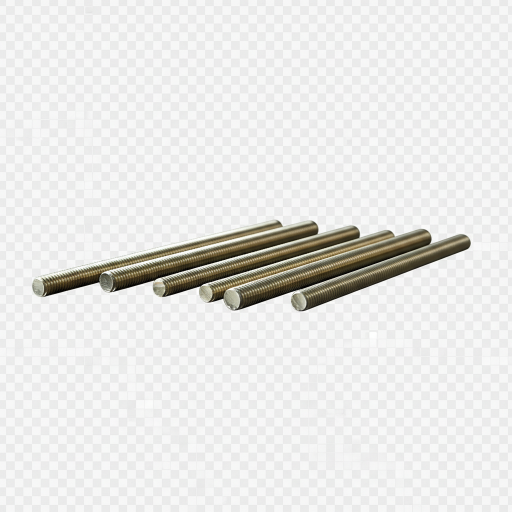 Tige filetée ASTM A193 B7 fond transparent